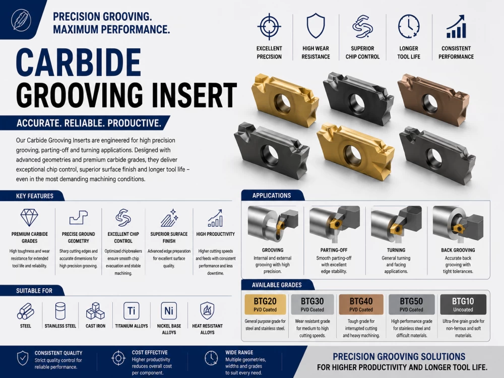 Carbide Grooving Inserts